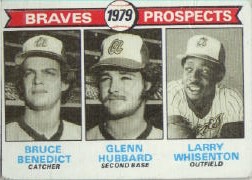 1979 Topps Baseball Cards      715     Bruce Benedict/Glenn Hubbard/Larry Whisenton RC